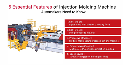 injection molding machine for auto parts