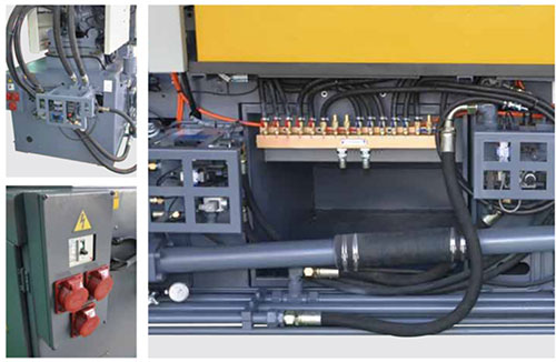 Diagonal Hydraulic Cylinders : 4-3-4-3 Toggle Plate Assembly